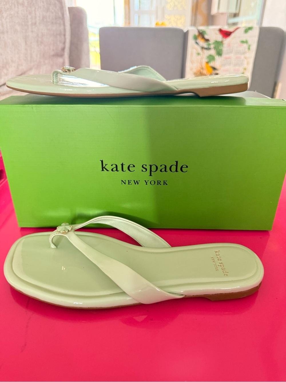 kate spade New York Spade Flower Flip-flop Sandals